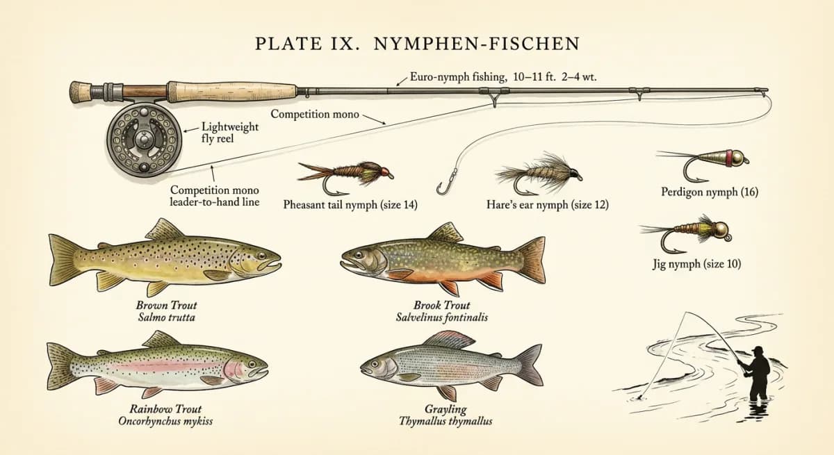 Nymphen-Fischen