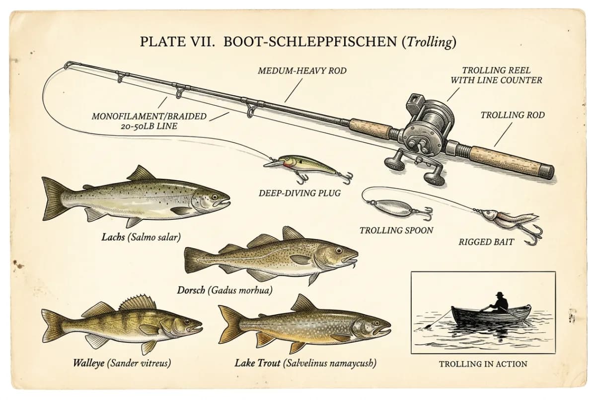 Boot-Schleppfischen