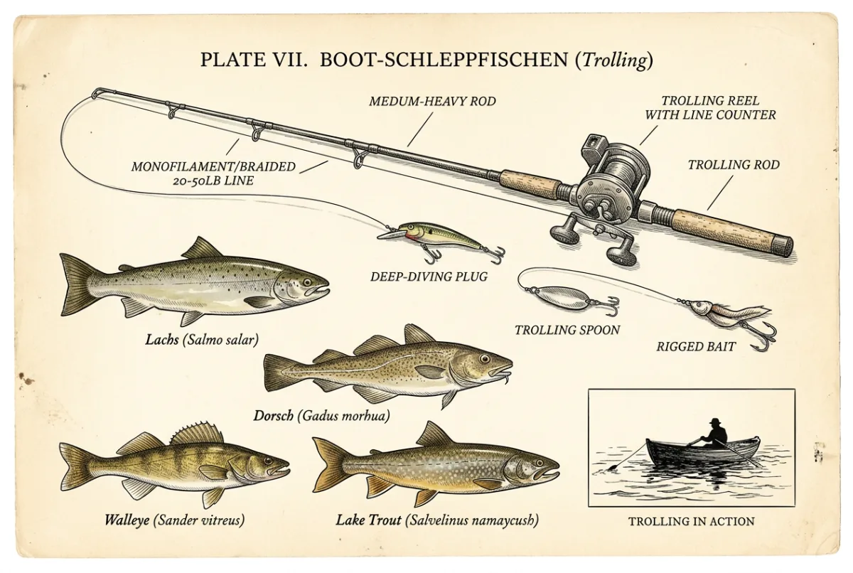Boot-Schleppfischen