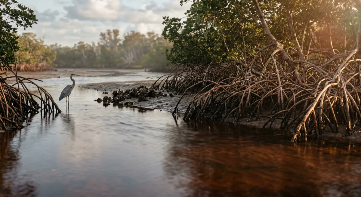 Mündung & Mangrove